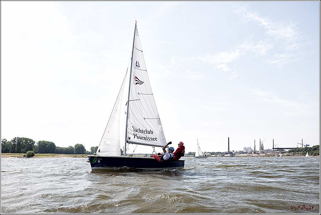 100 Jahre Rheinwoche 2022 - 3. Wettfahrt Duesseldorf  - Duisburg, 04.06.2022,